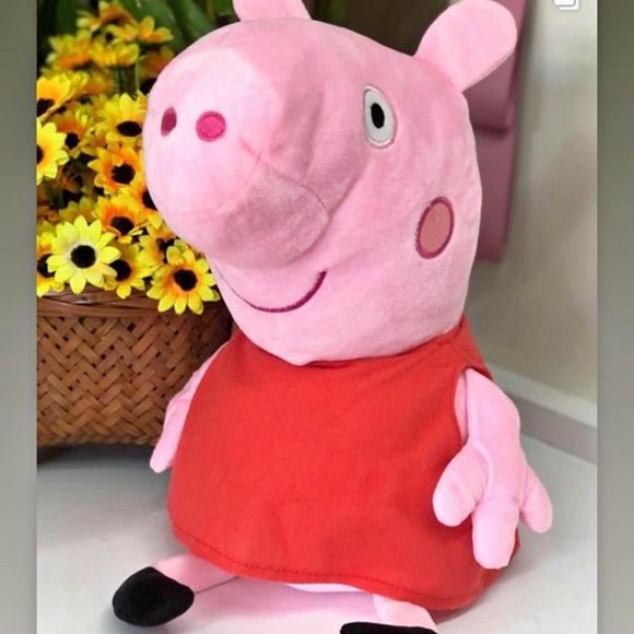 Peppa Pig 12” Giggle & Wiggle Talking Laughing Plush Toy w/Animated Arms & Legs - Picture 8 of 11